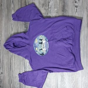 Youth Medium Vail Colorado Purple Hoodie Sweatshirt LAT Apparel Fast Ship
